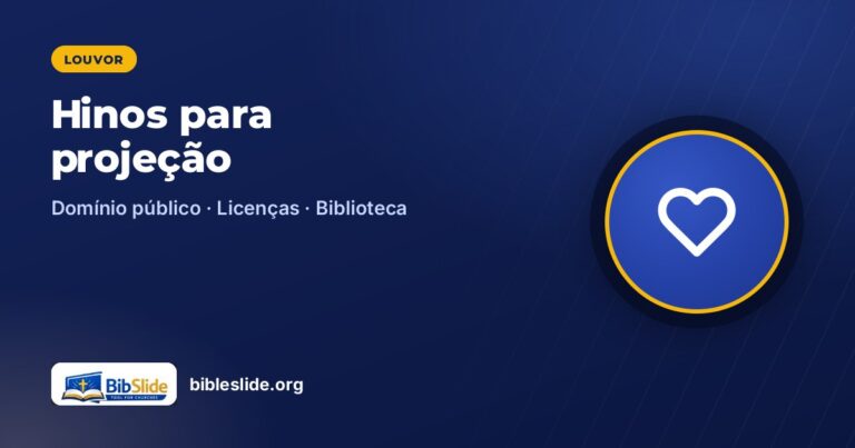Letras de hinos para projeção: o que é livre e o que precisa de licença