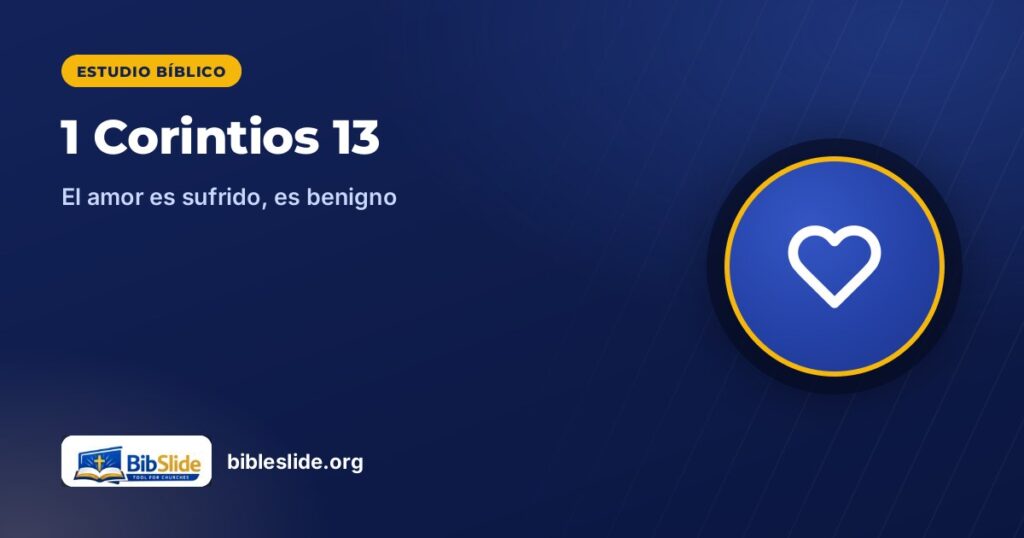 1 Corintios 13 — BibleSlide
